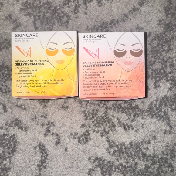 LaSplash Cosmetics Bundle  DePuffing & Vitamin C Jelly Eye Masks 40 Pcs/ 20 Pair - Picture 1 of 6